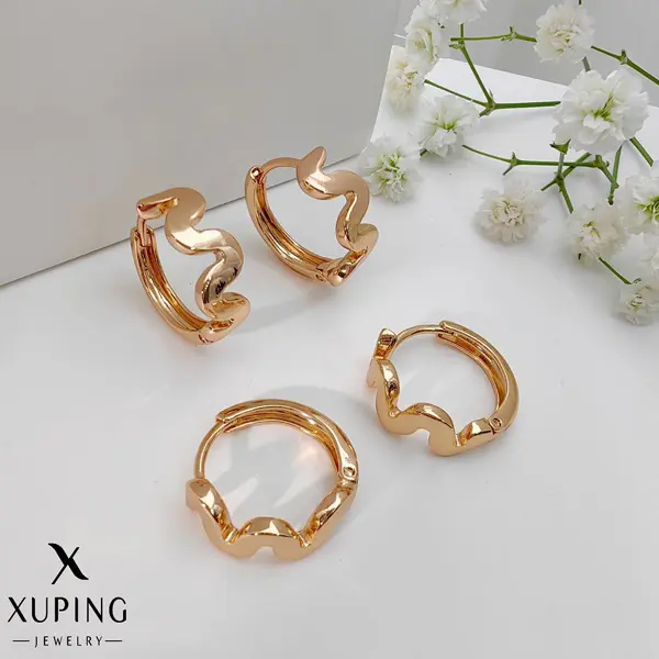 گوشواره طرح طلا ژوپینگ 